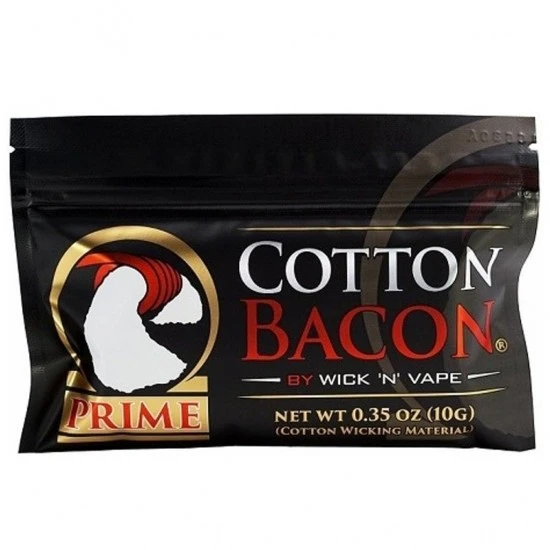 Cotton Bacon Prime Watte - 0.35 OZ (10G) Wick N Vape Premium Watte Cotton Bacon Prime Watte - 0.35 OZ (10G) Wick N Vape Premium Watte