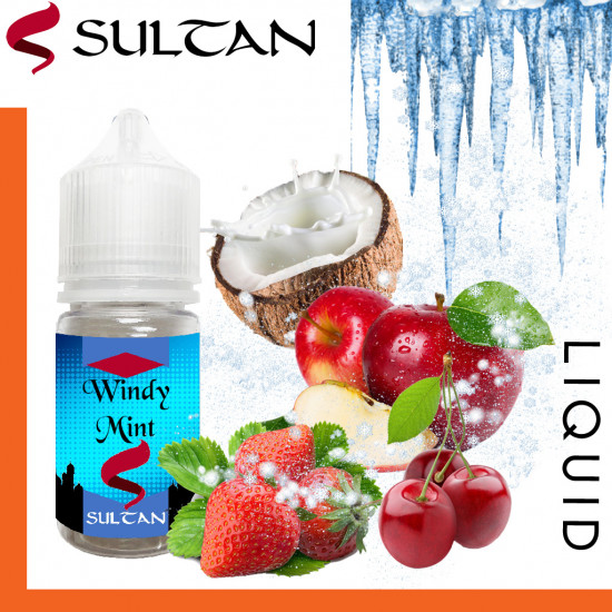 WINDY MINT E-LIQUID - SULTAN - 10ML WINDY MINT E-LIQUID - SULTAN - 10ML